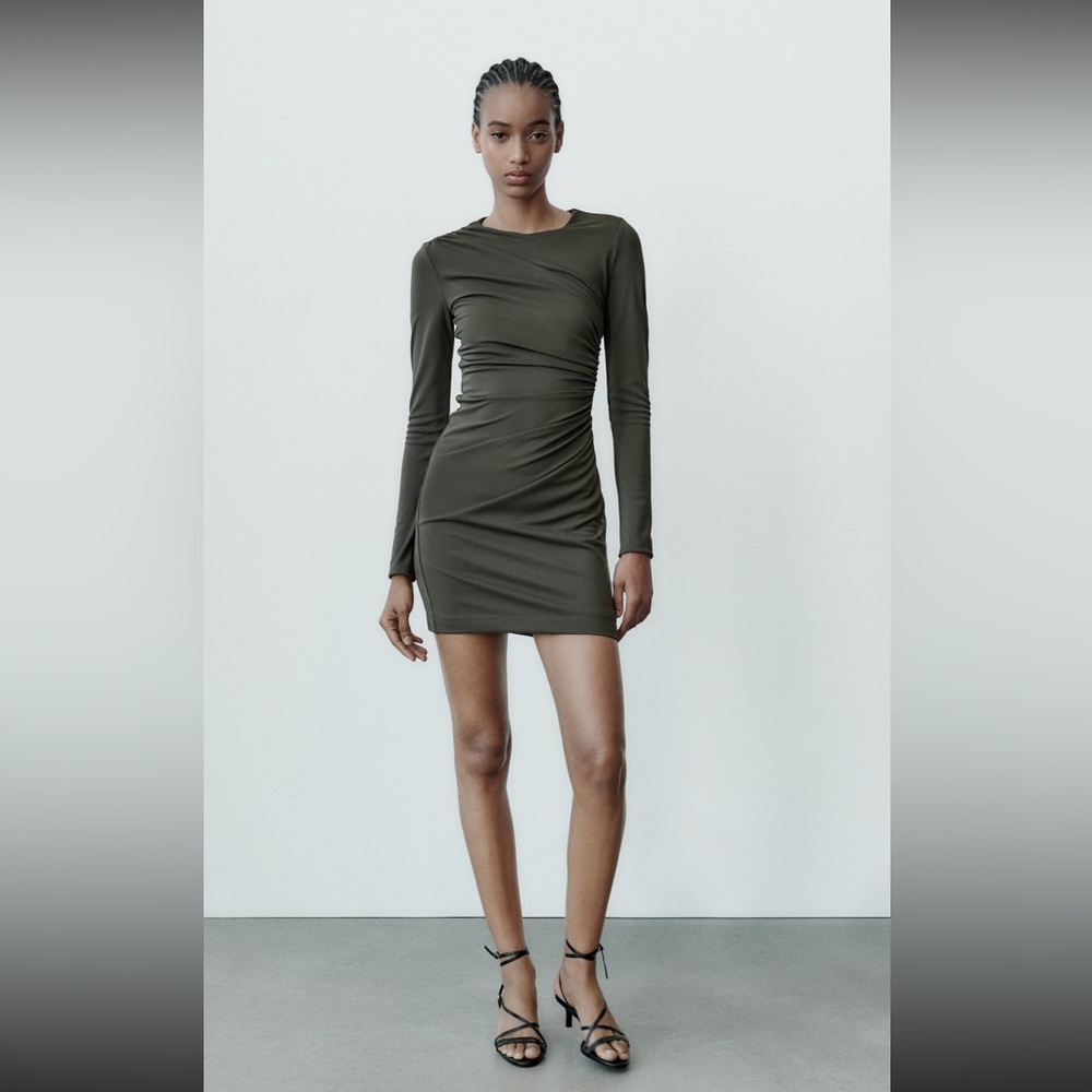 Zara Short dress with ruching
